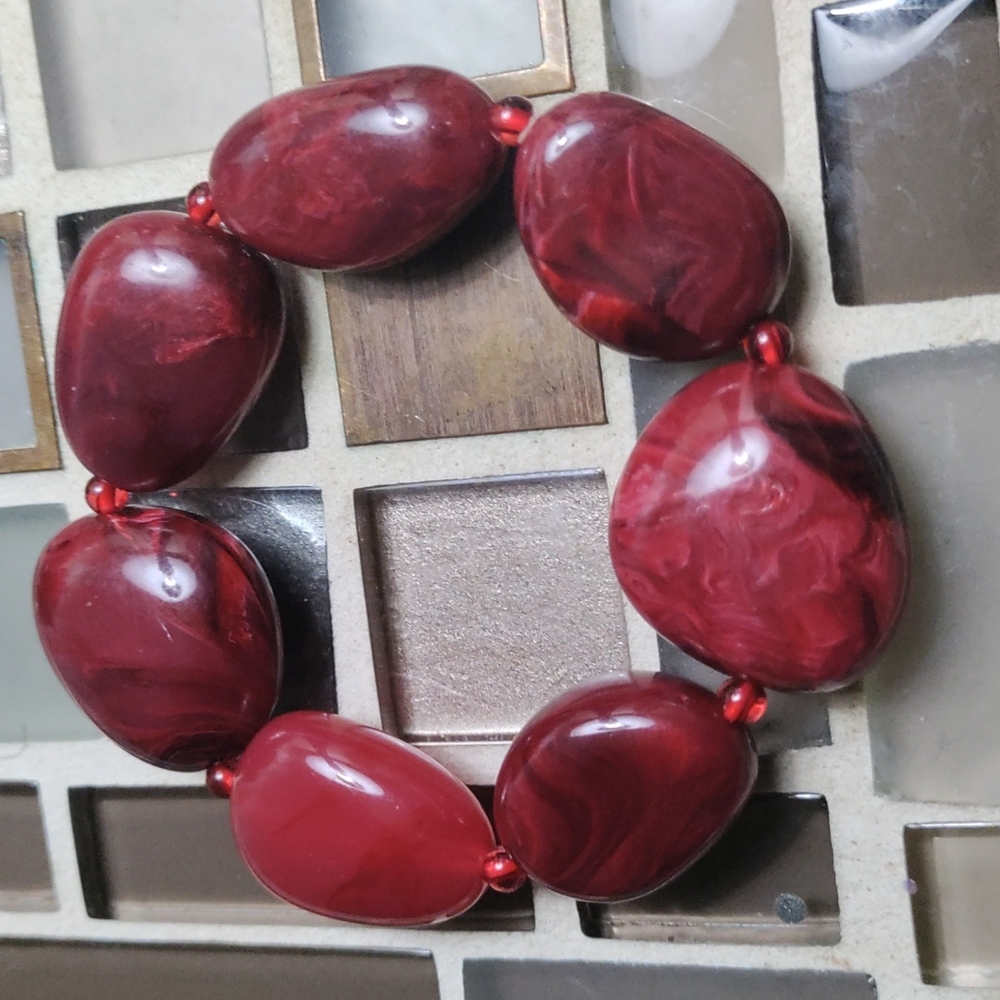 Vintage Red Stone Bracelet